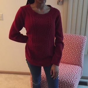 Red sweater